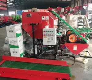 Hay Bale Making Machine Mini Silage Baler Wrapper