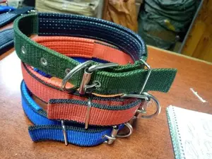 Heavy Duty Adjustable Dog Collar, With Foam Padding - Small
