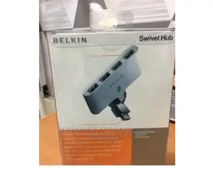 Belkin 4 Port USB Swivel Multi USB 2.0 Hub Splitter for PC /