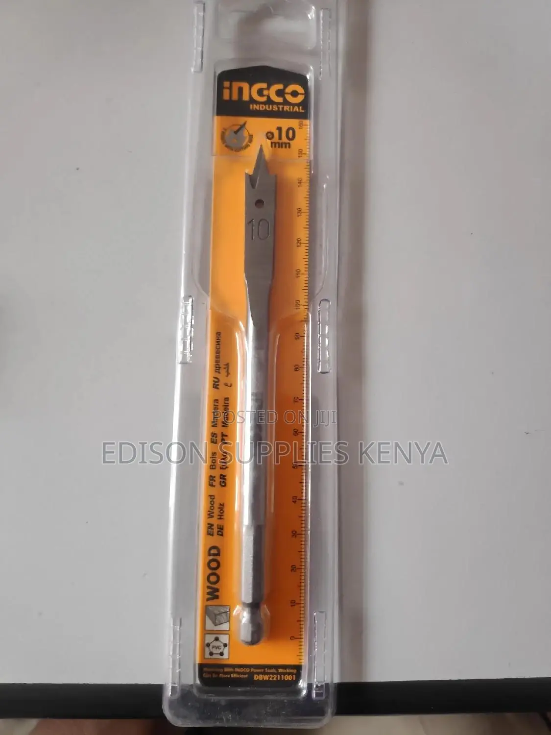 Wood Drill Bits 10mm Ingco DBW2211001 Ingco Wood Drill Bits