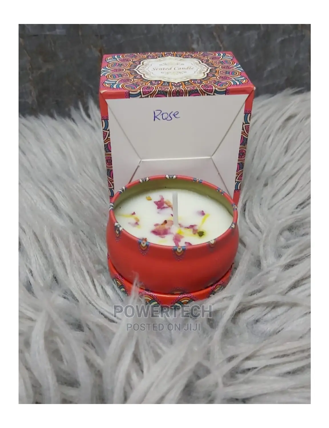 Wax Scented Candles.