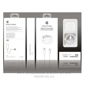 Apple Original Charger for iPhone 20W Type-C to Lightning