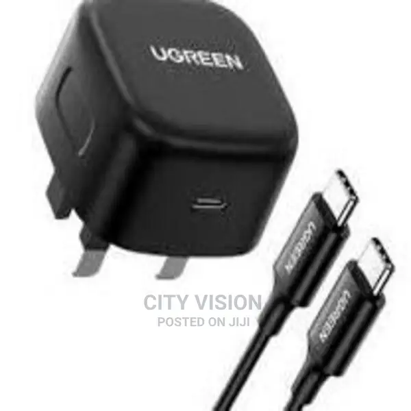 Ugreen Usb-C 25W Pd Charger With C-C 2M Cable Available