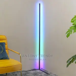 LED Corner Floor Lamp With Remote