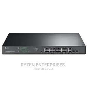 Tp-link 18-port Gigabit Switch 16-port Poe+ -tl-sg1218mpe