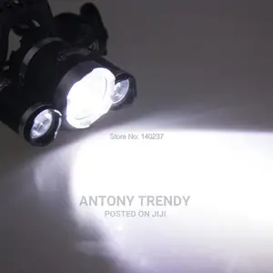 Rechargeable Headlight With 3 Lights 4 Modes, 6000 Lumen