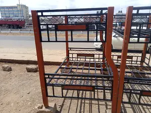 Metal Mahogany Bed (4*6 3.5*6)