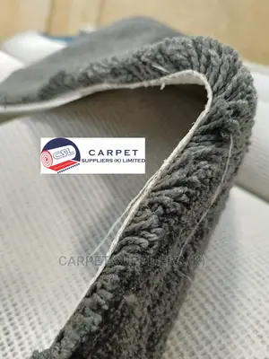 Grey Fluffy Carpet
