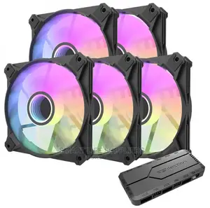 Darkflash Infinity 8 ARGB PWM 5 Pack Computer Case Fans