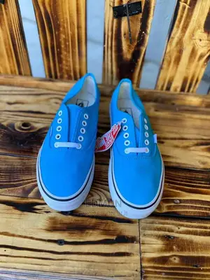 Blue Vans Off the Wall Double Sole