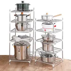 Kitchen Rack 6 Layer Adjustable Stainless Holder