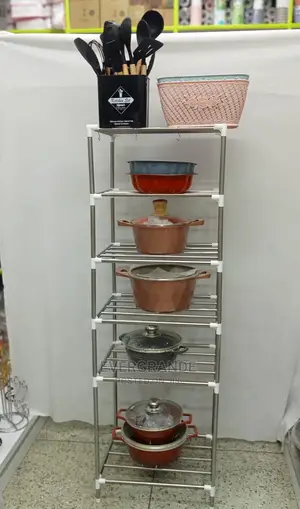 6 Layer Adjustable Stainless Steel Pot Holder