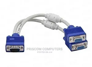 Two Way VGA Splitter, 1X2 VGA, Video 1 In 2 Out