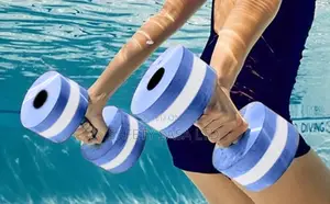 Aquatic Eva-Foam Dumbbell Set, Water Weight, Swim Belt