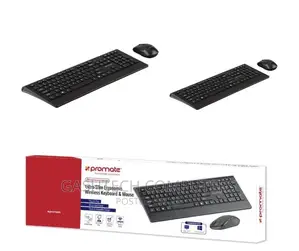 Promate Portable Wireless Slim Media Keyboard Mouse Combo