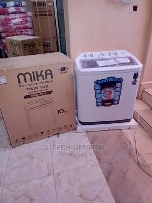 Mika Twin Tub 10kg Semi Automatic Washing Machine
