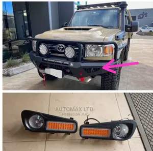 Front Bull Bar Fog Lamps With Indicator. For Toyota, Nissan