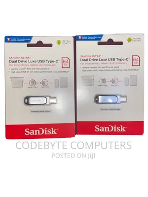 Sandisk Ultra Dual Drive Luxe USB Type-CTM Flash Drive 64GB