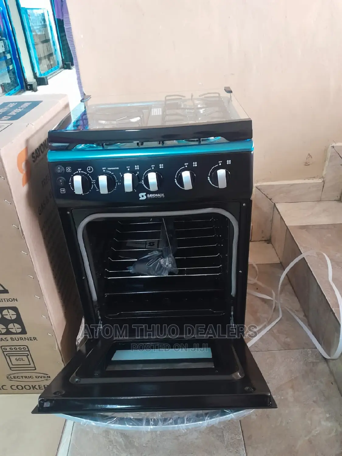 Sayona 3 + 1 Electric Oven Standing Cooker., , Available