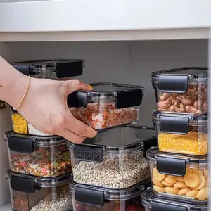 *Clear Acrylic Food Storage Containers(3pcs a Set)