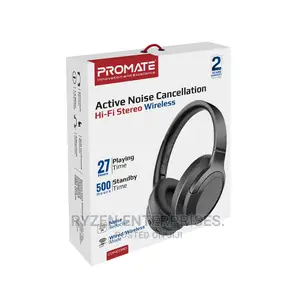 Promate Noise Cancelling High Fidelity Wireless Headphones