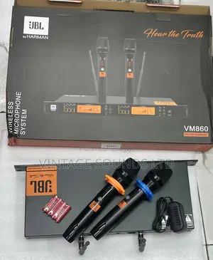 JBL VM860 Dual Wireless Microphone System