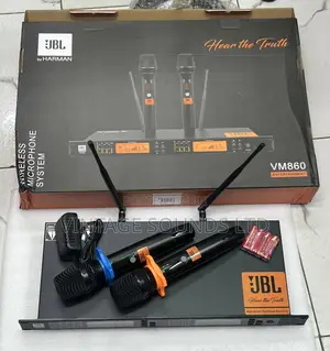 JBL VM 860 UHF Dual Wireless Microphone System