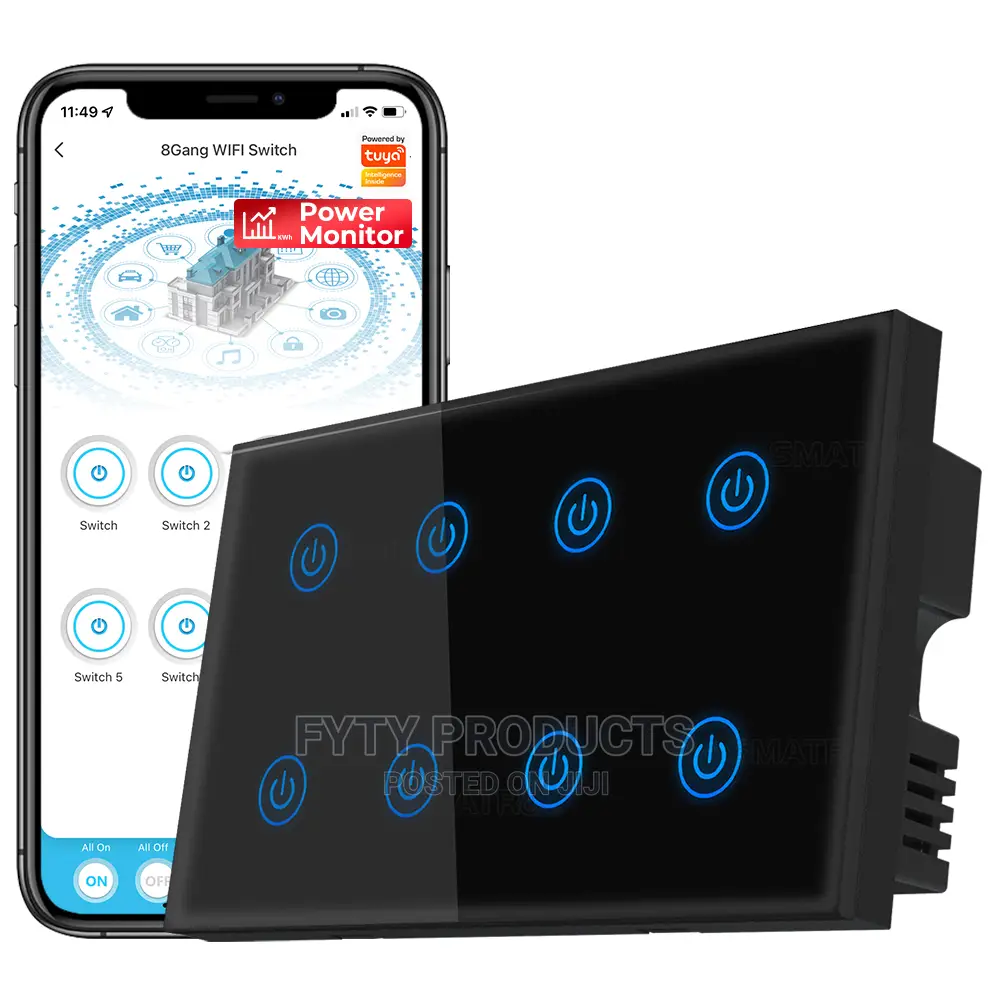 8 Gang Smart Switch