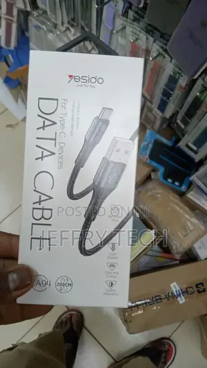 Yesido 2.4A USB C Fast Charging Type C Data Cable for Samsun