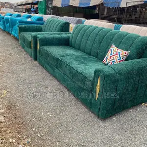 Green 5 Seater Sofa