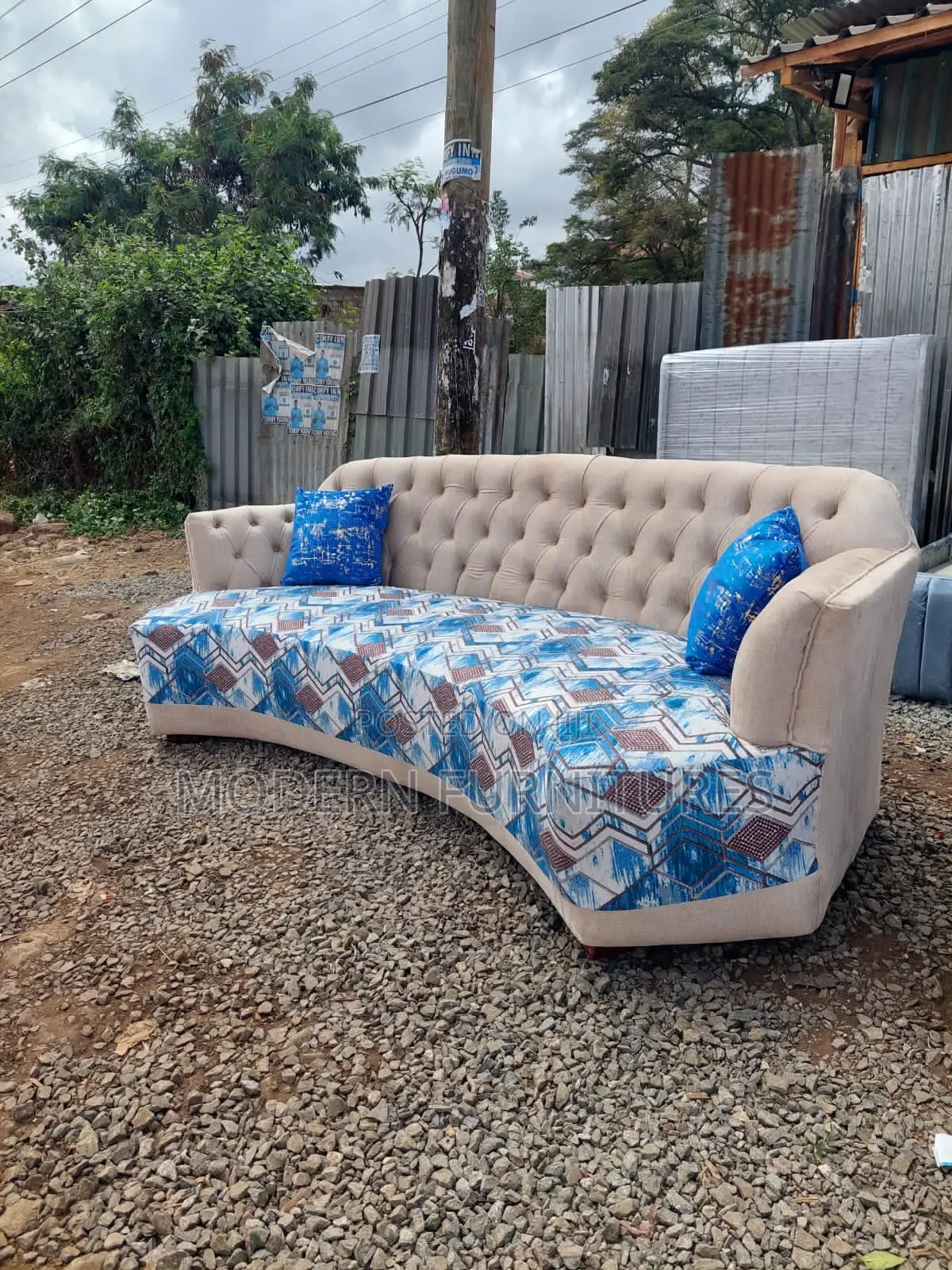 4 Seater Chesterfield Sofa