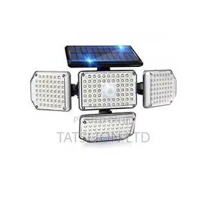 Solar Light 4 Heads LED Motion Sensor Waterproof for Outdoor
