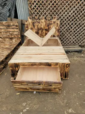 Blazed Pallet Bed- Pallet Bed With Big Drawers/Storage
