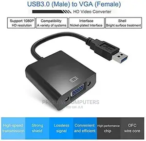 USB To VGA Adapter USB 3.0/2.0 To VGA For Desktop PC Laptop