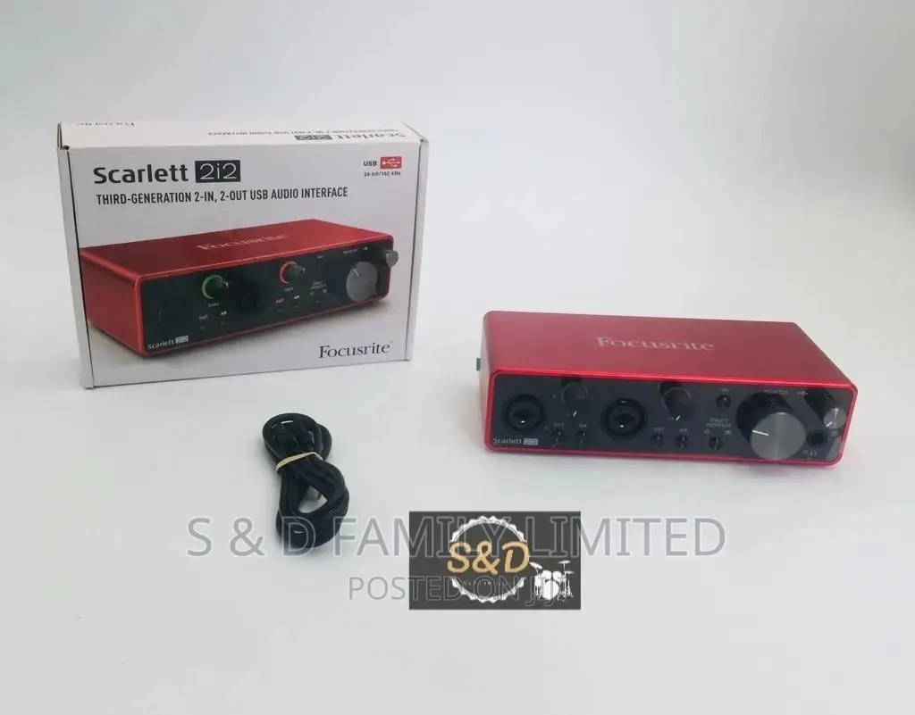 Scarlet 2i2 3rd Generation Soundcard USB Interface
