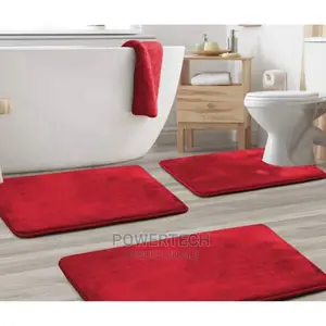 Memory Foam Bath Mat Set for Bathroom PLUSH AND COZY