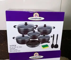 TC Heavy Non-Stick Cooking 14pcs Sufuria Set