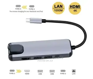 5 in 1 USB-C Adapter Dock Hub USB Type-C PD HDMI 2x USB E