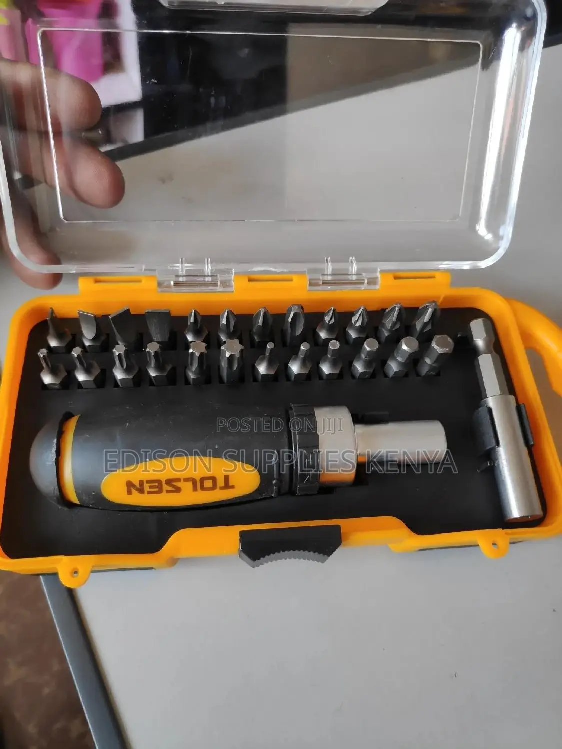 Tolsen Ratchet Screwdriver Bits Sets 26pcs - 20034 CRV Bits