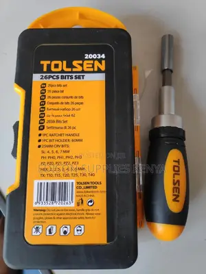 Tolsen Ratchet Screwdriver Bits Sets 26pcs - 20034 CRV Bits