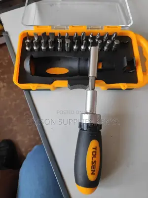 Tolsen Ratchet Screwdriver Bits Sets 26pcs - 20034 CRV Bits