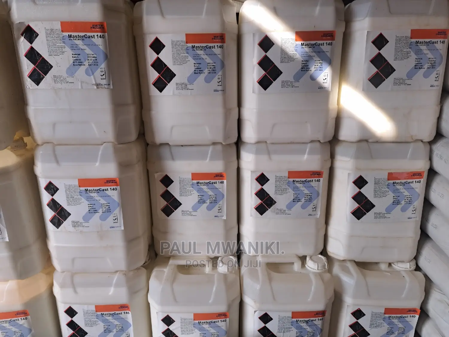 Mastercast 140 Water-Resistant Latex Admixture.