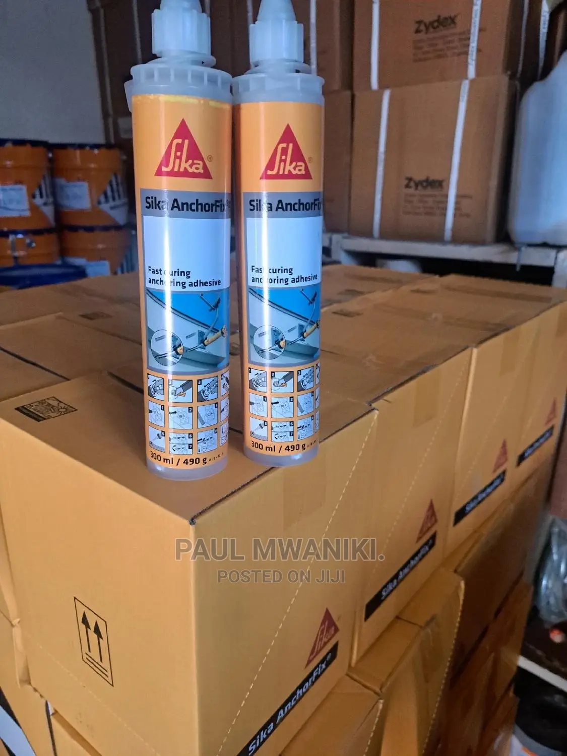 Sika Anchorfix, -Fast Curing Anchoring Adhesive.