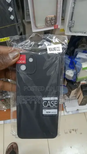 Realme C11 Liquid Silicone With Camera Protection Back Cover