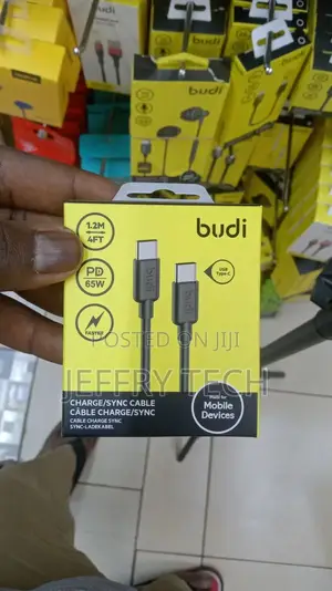 Budi Type-C to Type-C Charging Cable (1.2m) DC230TT12BS