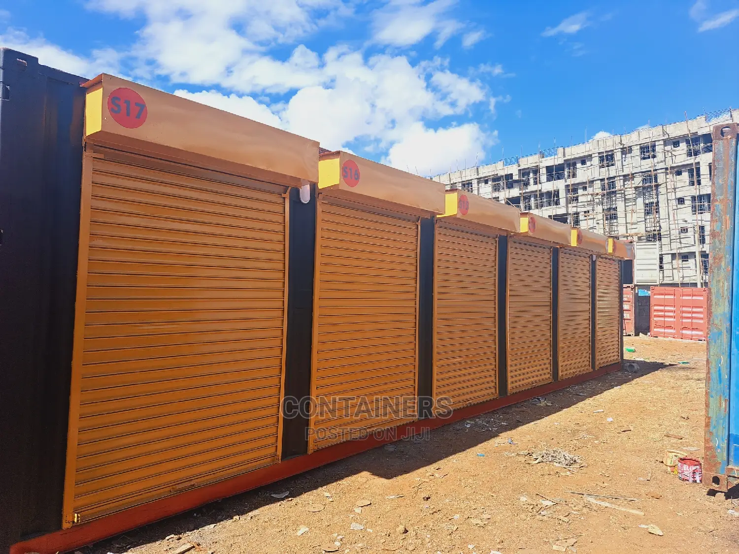 40ft Container Modified Into 6 Shops