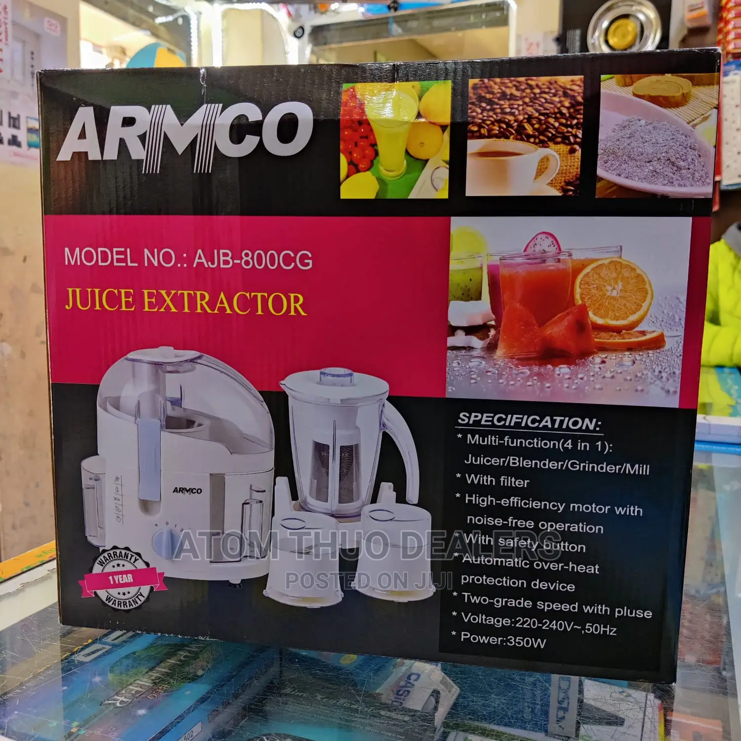 *ARMCO 4IN1 Juice, Blender,Grinder and Mincer , ,.