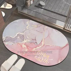Oval Mats With Rubber Bottom