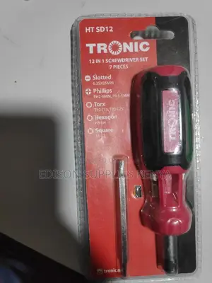 Tronic Screwdriver Set 12-in-1 7pcs HT SD12 Torx Phillips
