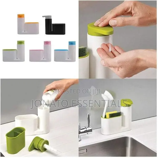 Sink Tidy, Liquid Soap Detergent Dispenser Bottle